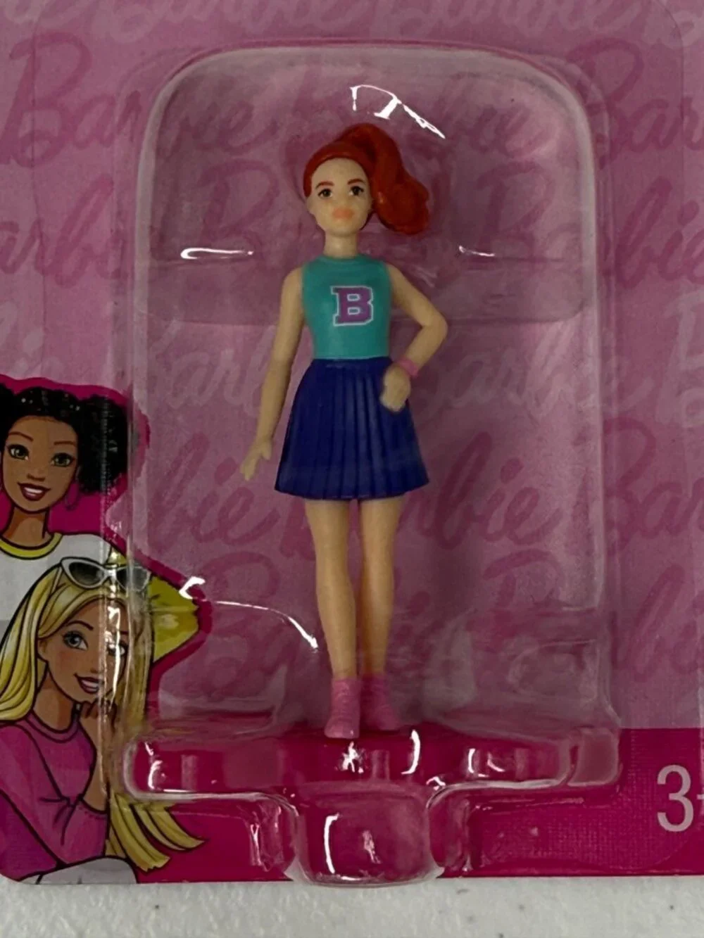 Barbie Mini Figure Cheer Uniform Letter B New